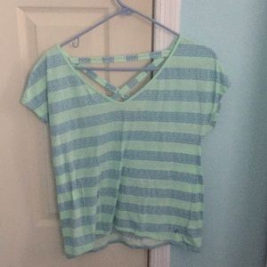 American Eagle Crosses back tee
